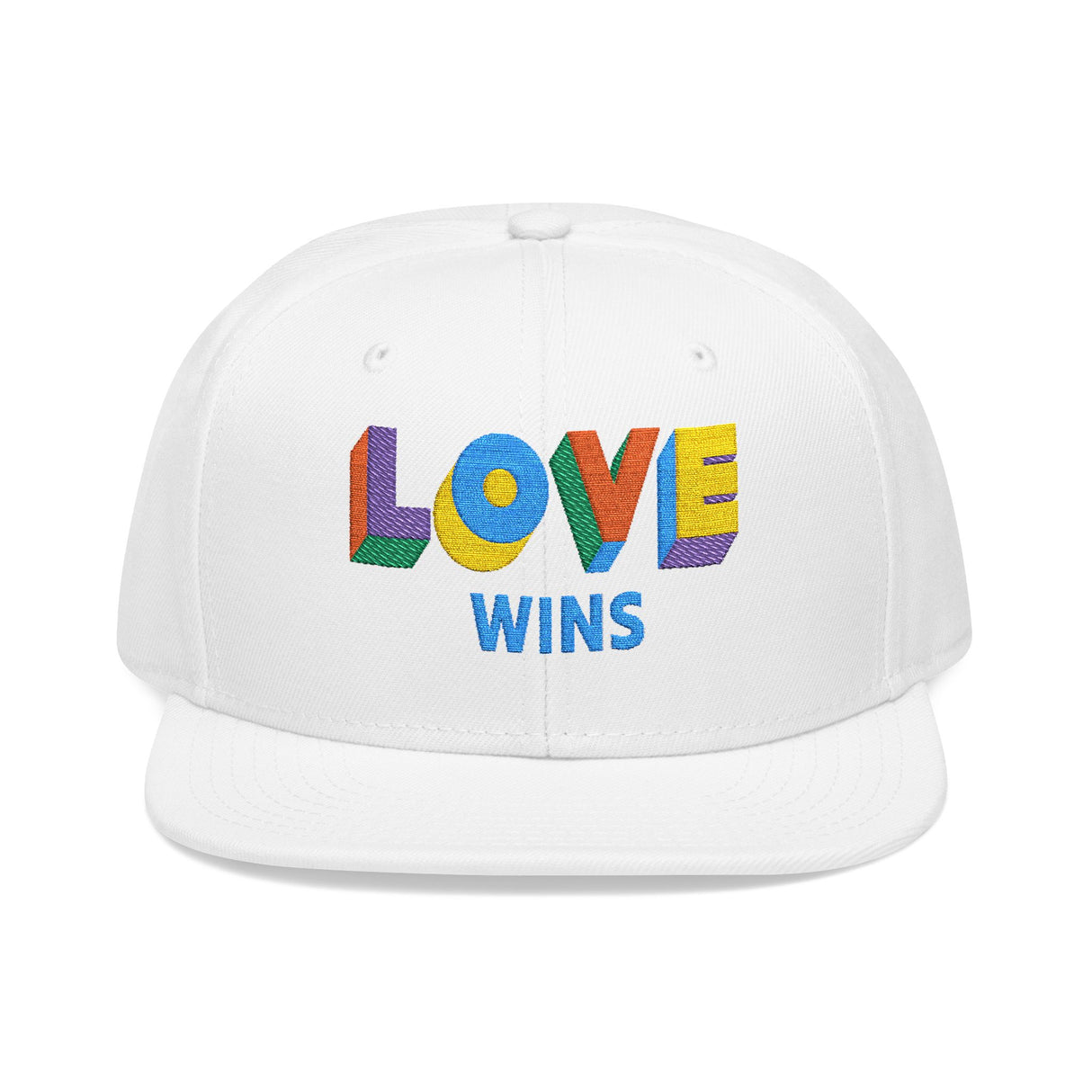 Love Wins Embroidered Hat – Bold Thread, Big Truth