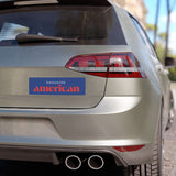 Exhausted American Car Magnet - Fun Auto Decor for Tired Souls