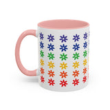 Rainbow Flowers Mug – Sip with Pride - 11oz & 15oz Options