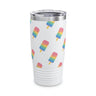 Popsicle Rainbow Tumbler, Summer Travel Cup, Eco-Friendly Drinkware, LGBTQ Pride Gift, Fun Party Accessory