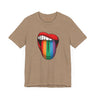 Rainbow Lick Icon Jersey Tee