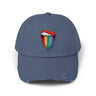 Rainbow Lick Icon Distressed Dad Cap