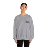 Kinda Sober Embroidered Sweatshirt - Mostly Clear-Headed, Always Cozy