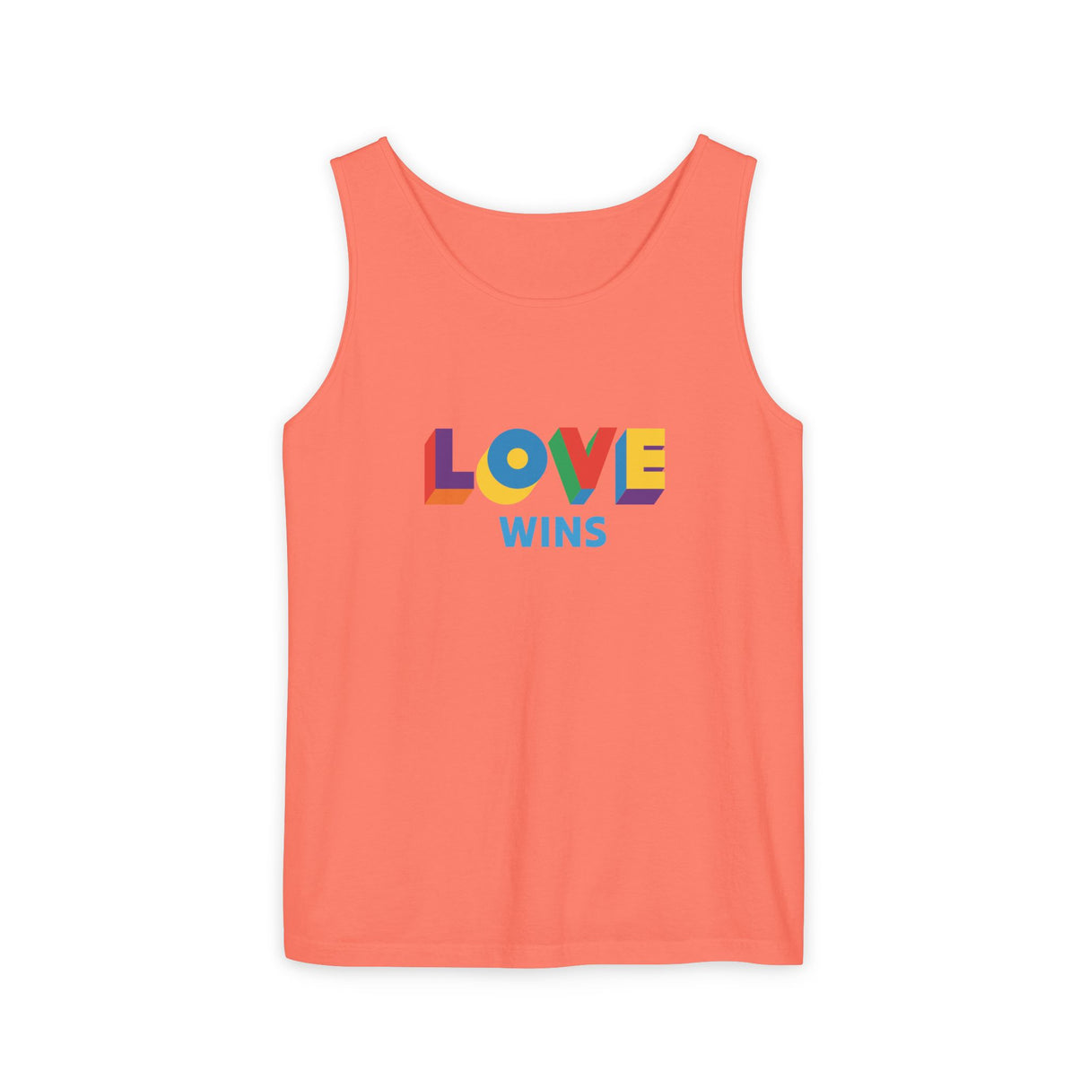 Love Wins Heavyweight Tank – Washed Soft, Worn Proud