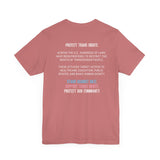 Protect Trans Rights 2025 Lightweight Tee – Soft Fabric, Hard Truth