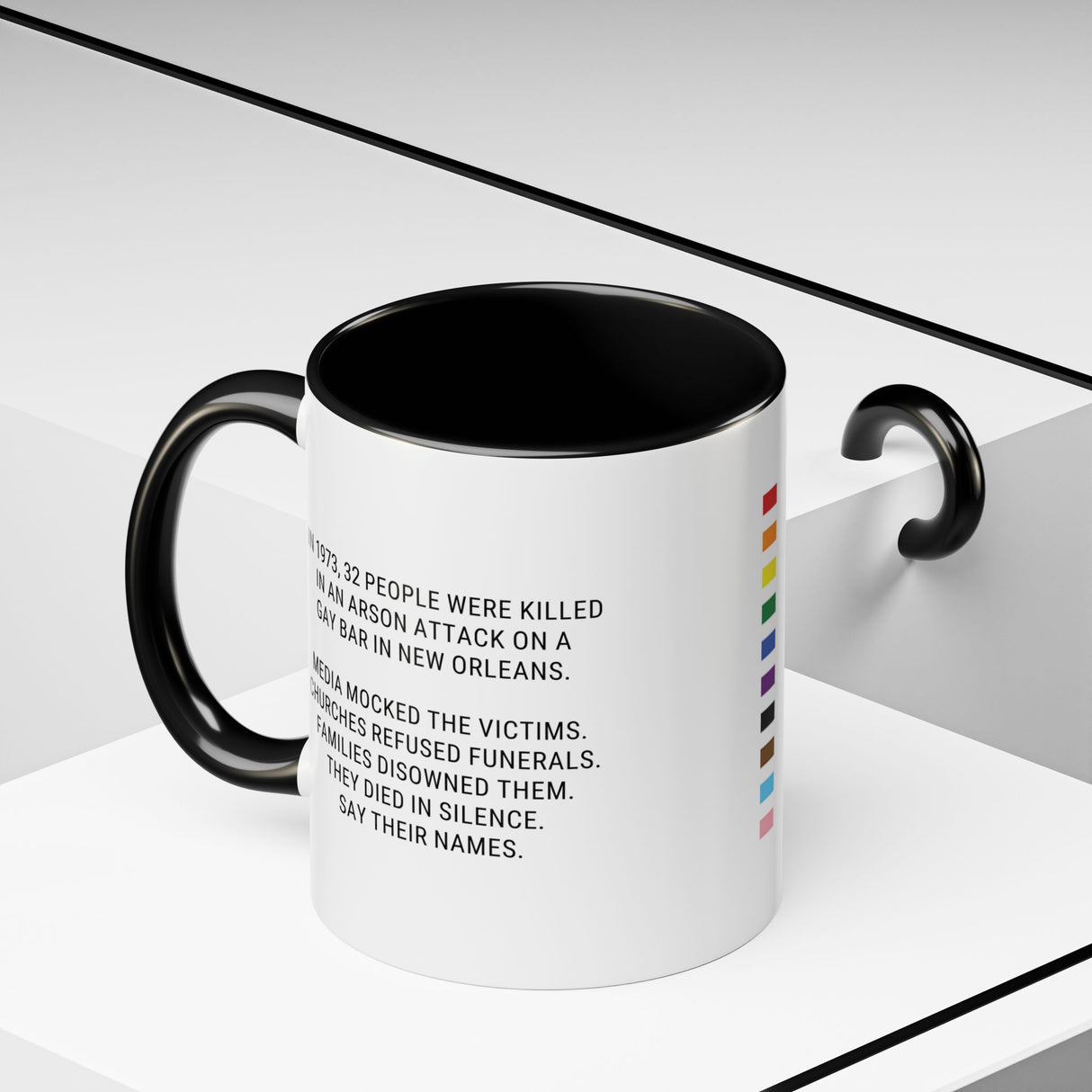 Upstairs Lounge 1973 Accent Mug – Honor in Every Sip