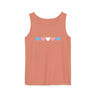 Trans Rainbow Brushstrokes Heavyweight Tank – Washed Feel, Worn With Pride