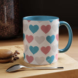 Trans Rainbow Brushstrokes Accent Mug – Gentle Start, Bold Sip