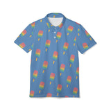 Colorful Popsicle Pattern Unisex Polo Shirt - Summer Vibes