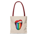 Rainbow Lick Icon Tote Bag