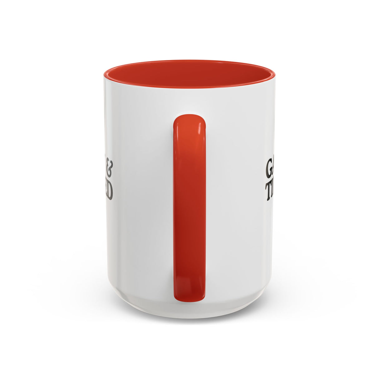 Gay & Tired Accent Coffee Mug - Black Handle, 11oz & 15oz Options