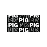 Pig Pattern Bumper Stickers - Stylish Automotive Decor