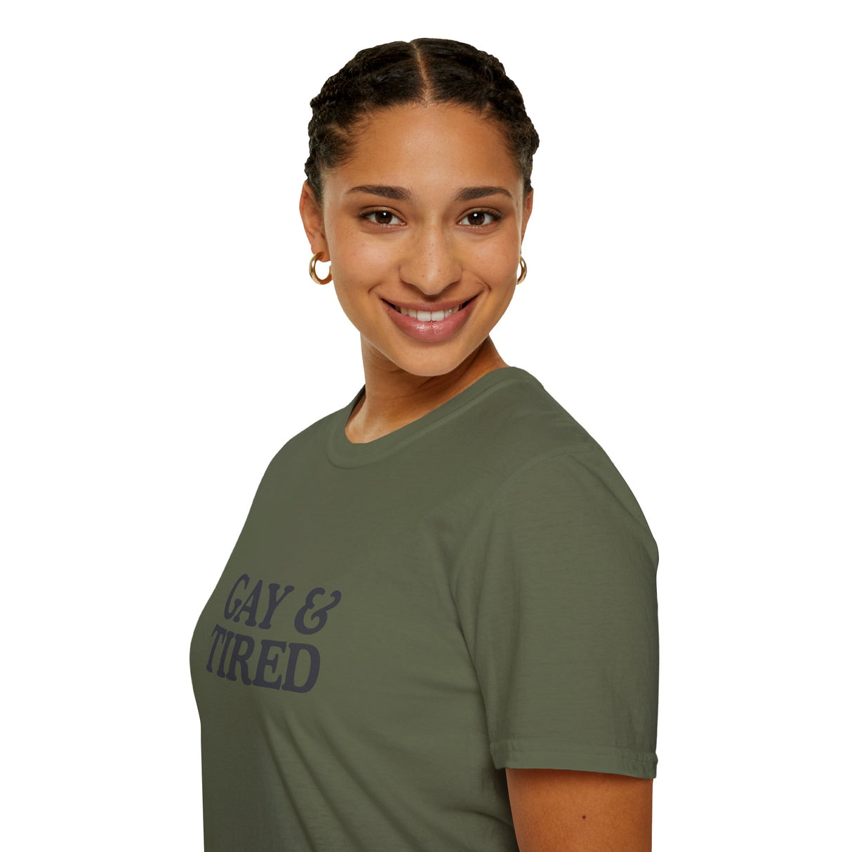 Gay & Tired Softstyle T-Shirt - Casual Comfort Tee for Everyday Wear