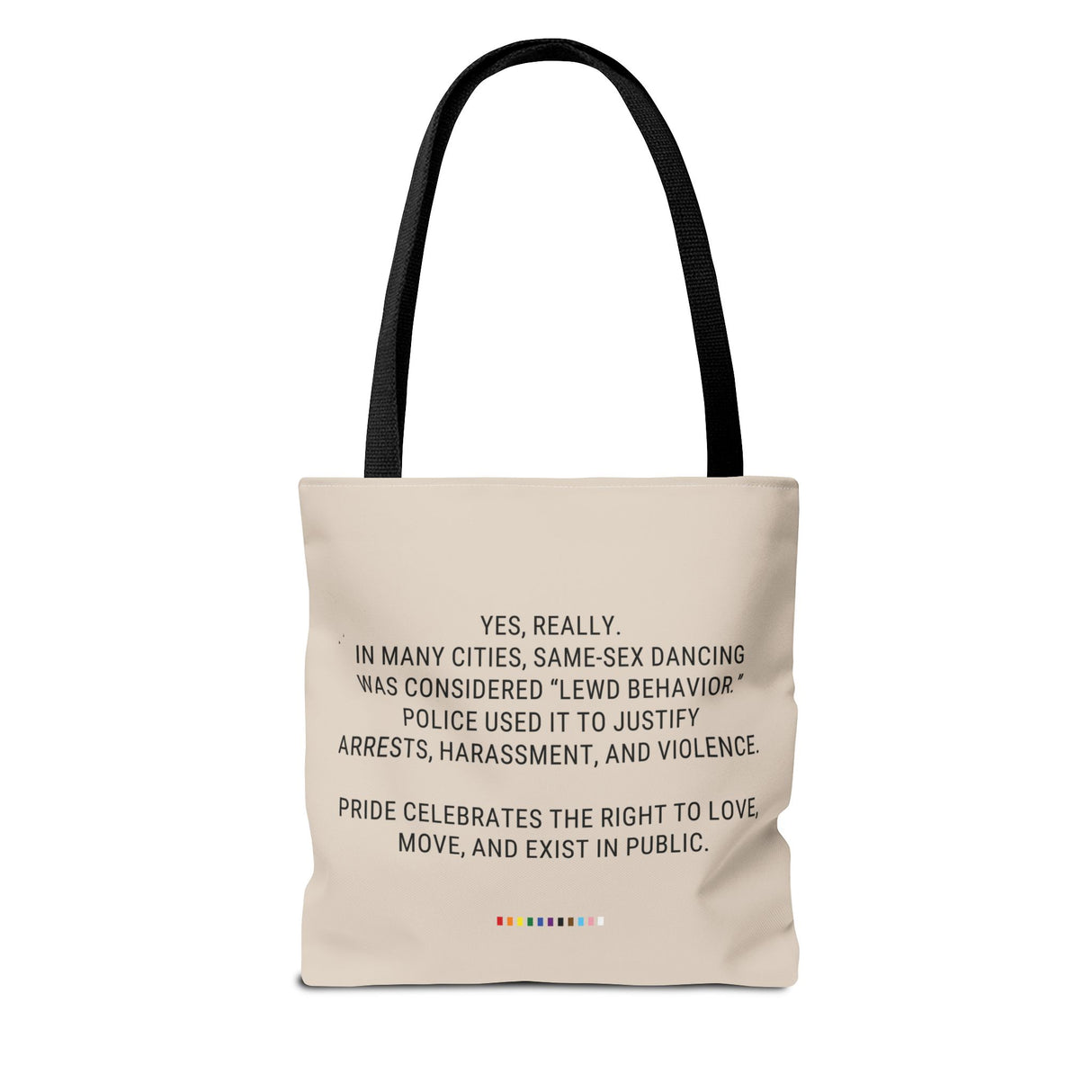 Arrested for Dancing Tote Bag – Joy Was a Crime