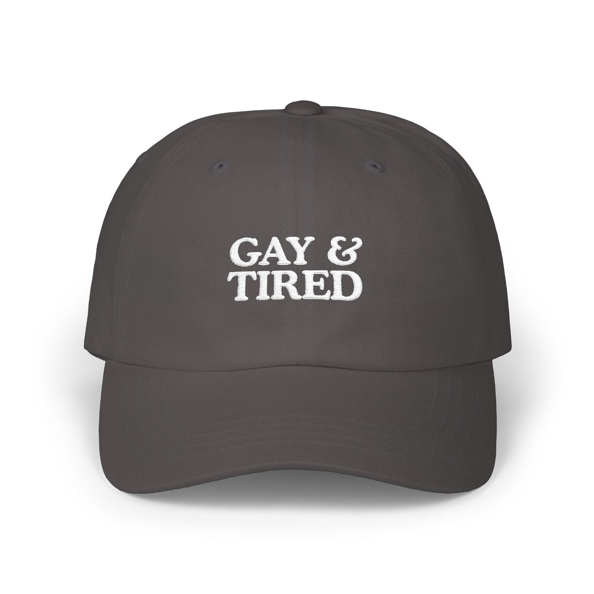 Gay & Tired Classic Dad Cap - Casual Adjustable Hat