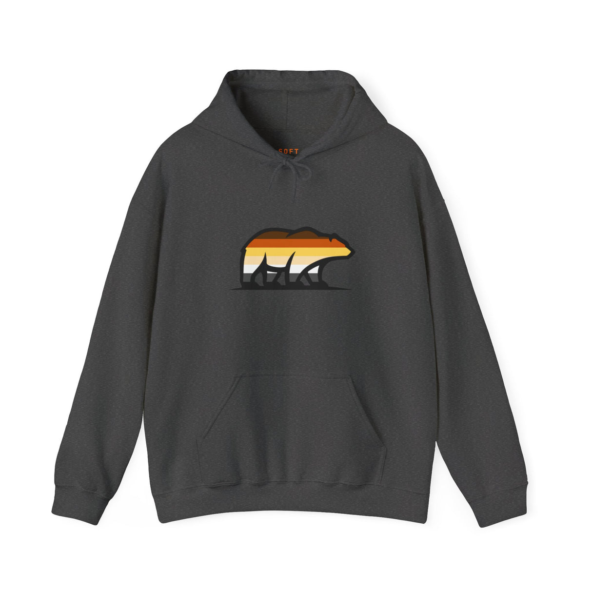 Bear Icon Hoodie - Cozy Pullover Sweatshirt