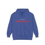 Exhausted American Unisex Garment-Dyed Hoodie - Casual Comfort for Everyday Wear