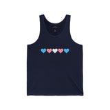 Trans Rainbow Brushstrokes Lightweight Tank – Easy Fit, Quiet Power