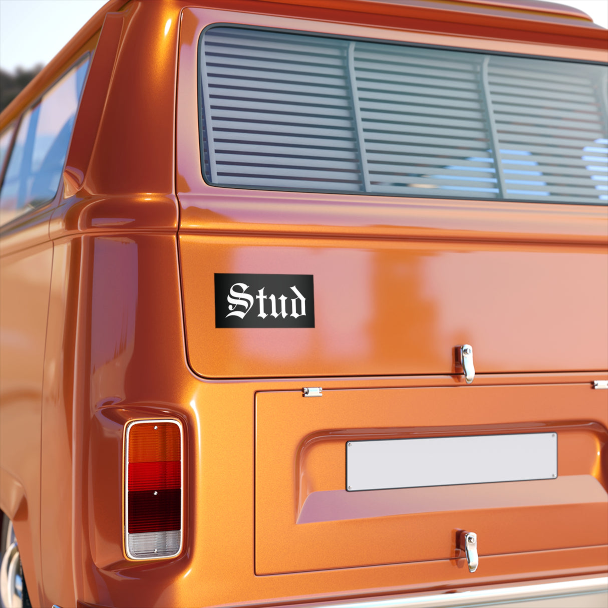 Stud Bumper Stickers - Stylish Automotive Decor
