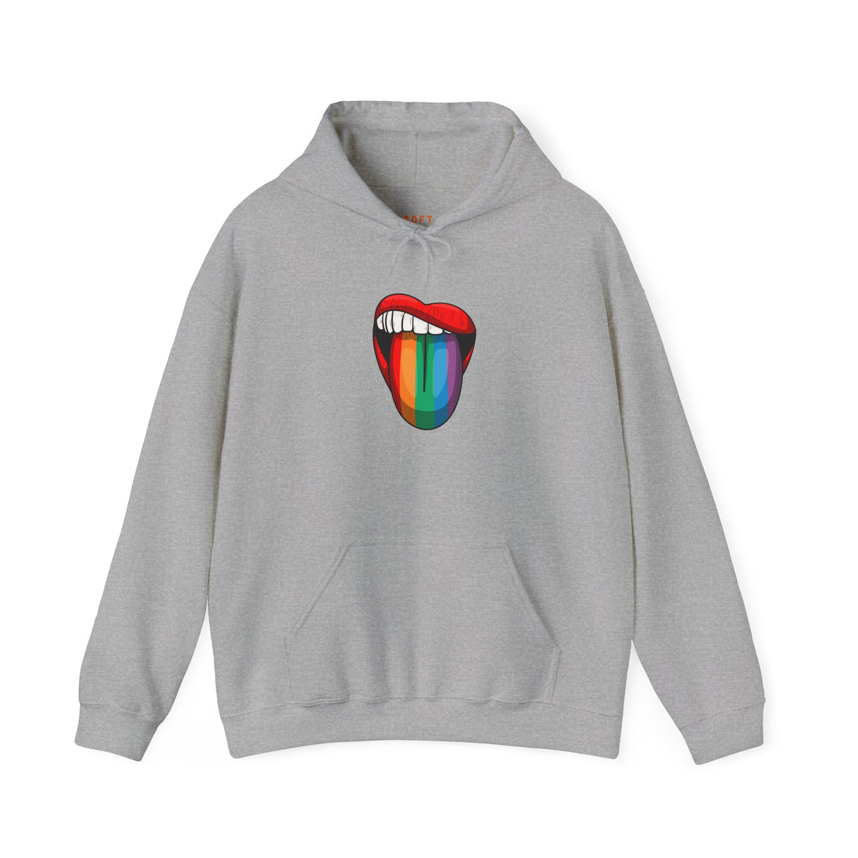 Rainbow Lick Cozy Pullover Hoodie