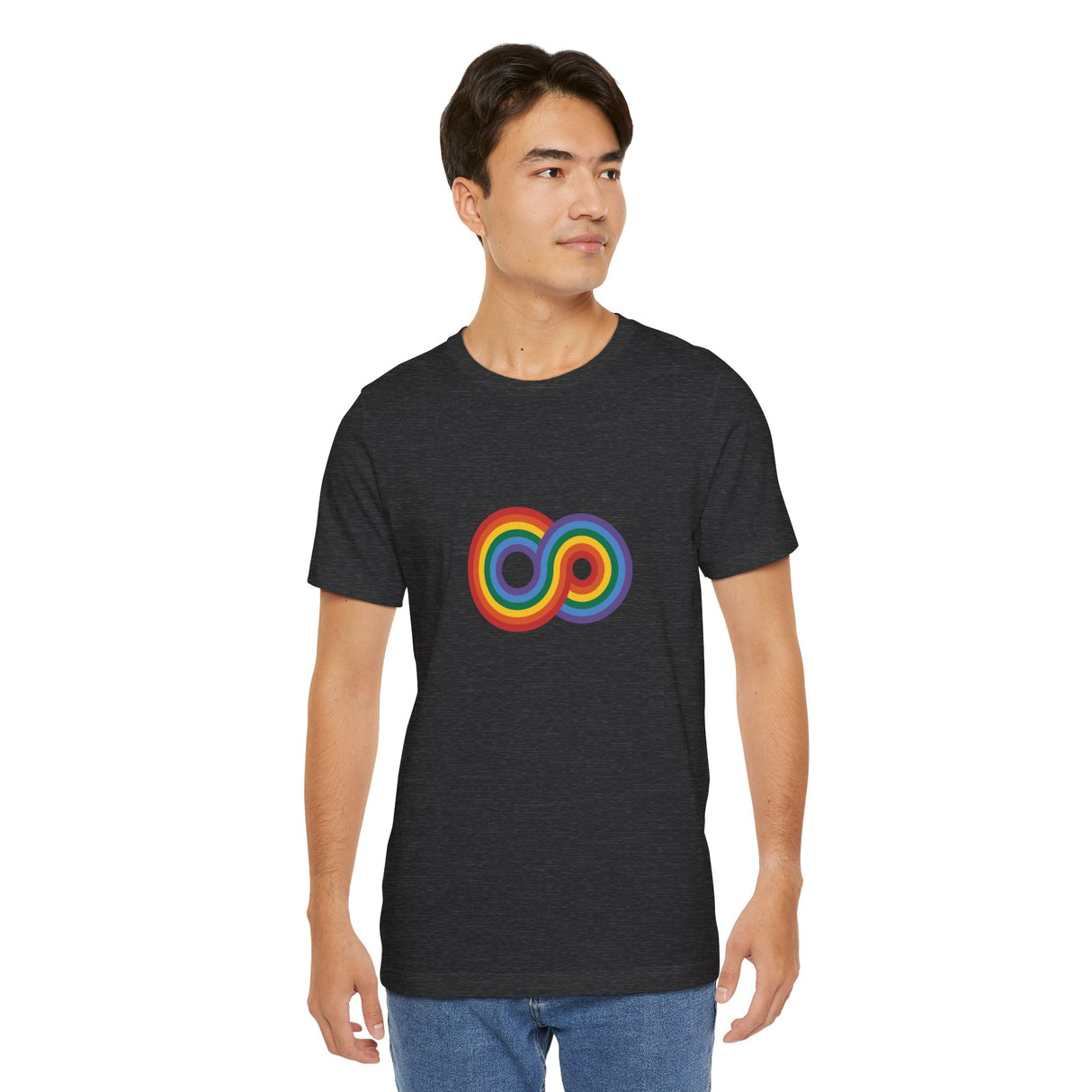 Gayfinity Rainbow Lightweight Tee – Infinite Pride, Everyday Softness