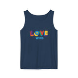 Love Wins Heavyweight Tank – Washed Soft, Worn Proud