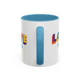 Love Wins Accent Mug – Sip with Pride – 11oz & 15oz Options