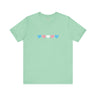 Trans Rainbow Brushstrokes Lightweight Tee – Soft Feel, Strong Message