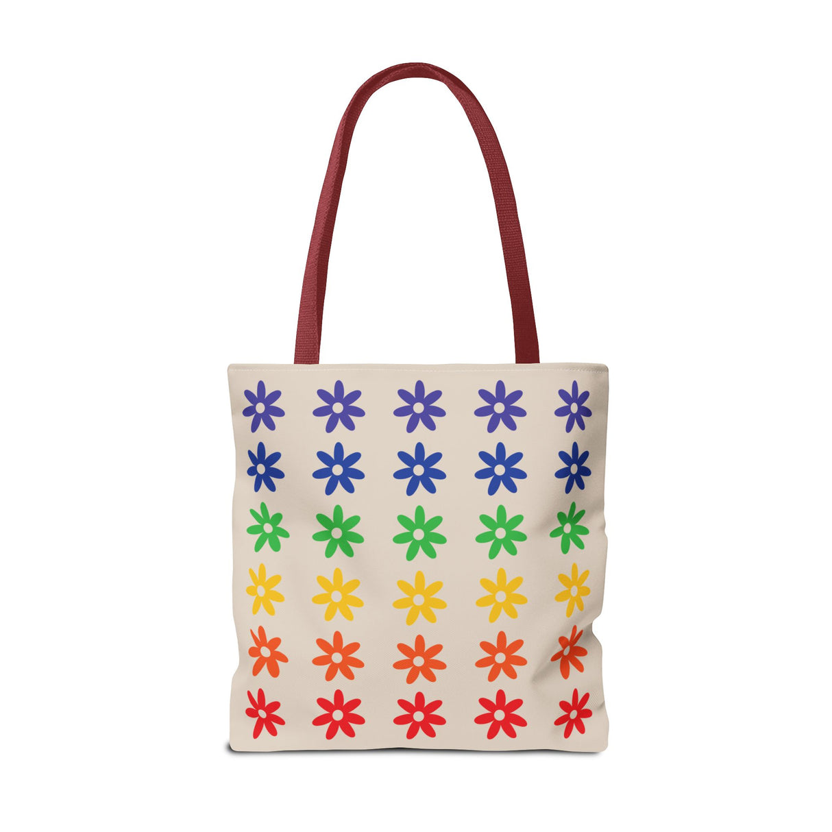 Rainbow Flowers Tote – Carry Softness, Radiate Power