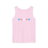 Trans Rainbow Brushstrokes Heavyweight Tank – Washed Feel, Worn With Pride