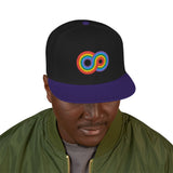 Gayfinity Rainbow Snapback – Structured Style, Infinite Pride