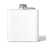 Sir Elegant Stainless Steel Flask - Inscription, Groomsmen Gift, Personalized Drinking Accessory, Classic Party Favor, Wedding Keepsake