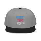 Protect Trans Rights 2025 Snapback Hat – Structured Fit, Unflinching Message