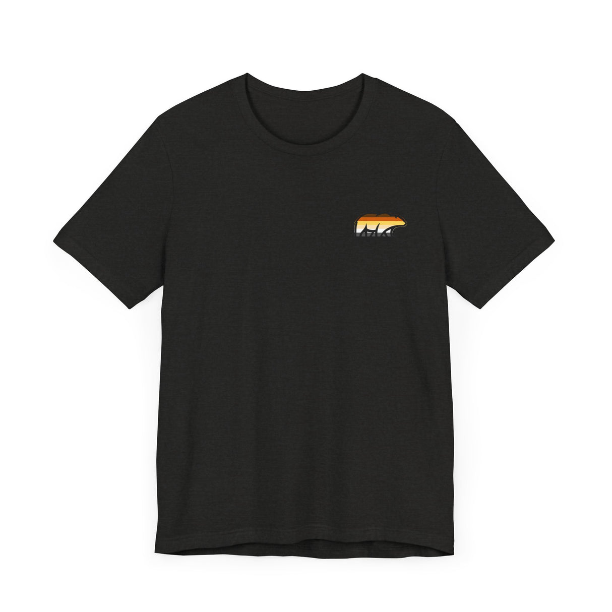 Bear Icon Jersey Tee, Nature Lover T-Shirt, Outdoor Adventure Shirt, Gift for Him/Her, Casual Wear, Summer Top