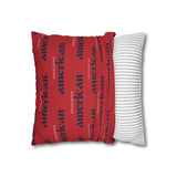 Copy of Exhausted American Square Pillowcase, Cozy Home Decor, Living Room Accent, Gift for Friends, Inspirational Decor