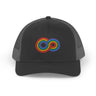 Gayfinity Rainbow Trucker Hat – Breezy Build, Boundless Pride