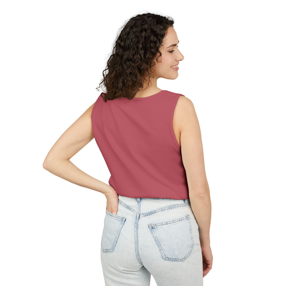 Exhausted American Unisex Tank Top - Casual Summer Wear