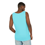 Exhausted American Unisex Tank Top - Casual Summer Wear