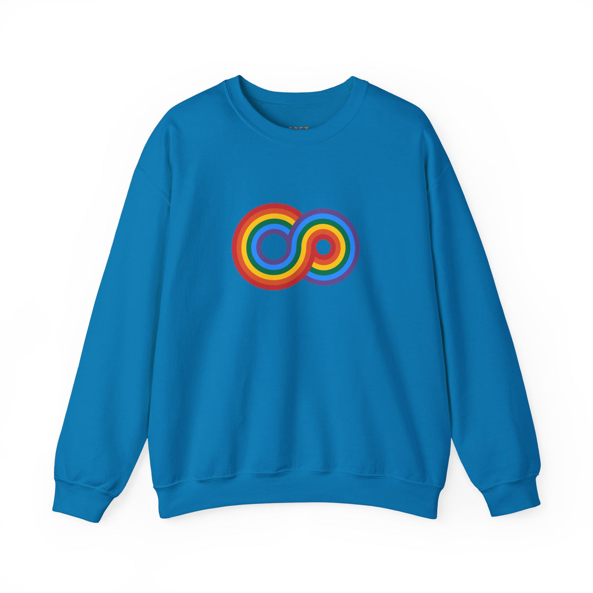 Gayfinity Rainbow Medium Weight Sweatshirt – Cozy Fit, Infinite Pride
