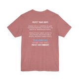 Protect Trans Rights 2025 Lightweight Tee – Soft Fabric, Hard Truth
