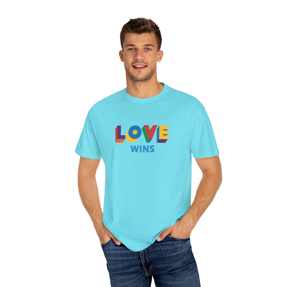 Love Wins Heavyweight Tee – Lived-In Feel, Loud Heart
