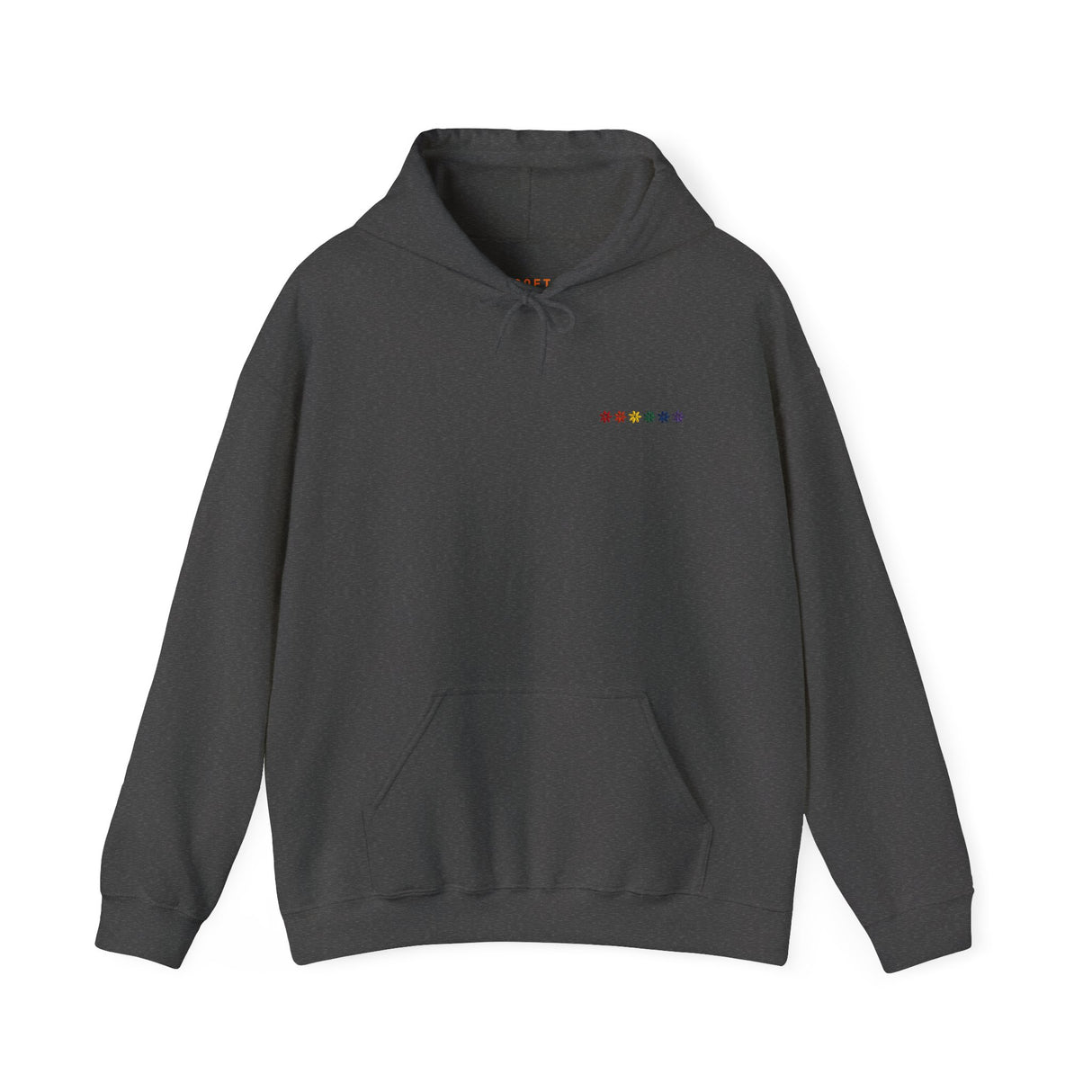 Rainbow Flowers Hoodie – Soft Bloom, Strong Energy