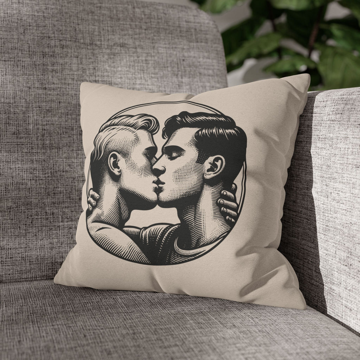 Close Enough to Breath Pillow Cover