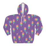 Purple Melting Point Unisex Pullover Hoodie - Summer Vibes Apparel