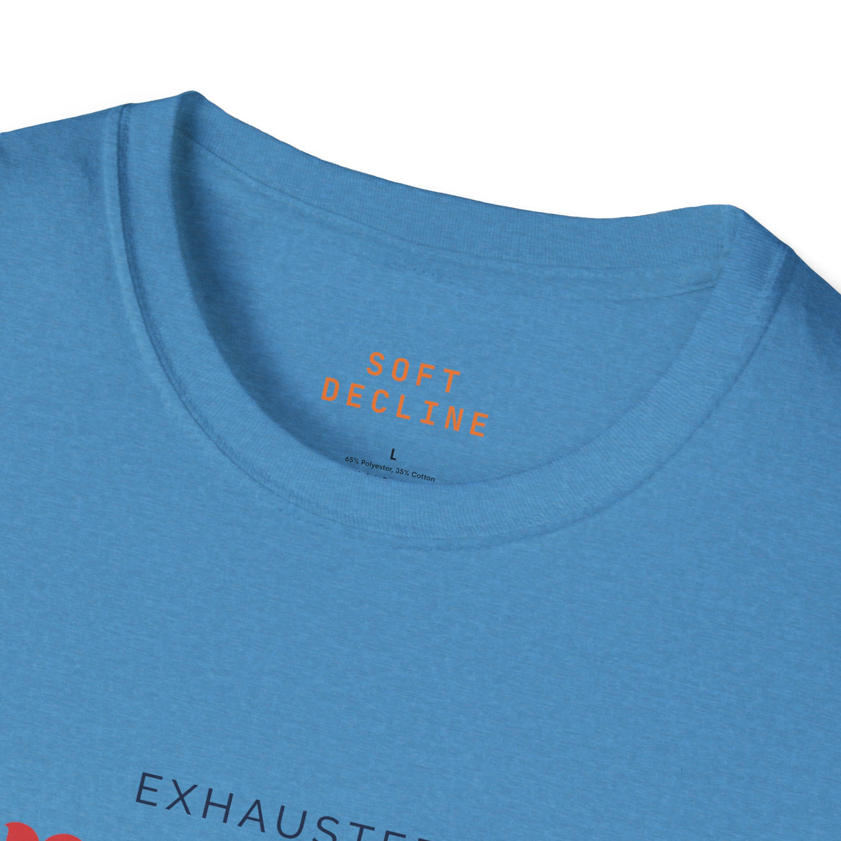 Exhausted American Unisex Softstyle T-Shirt - Casual Comfort Tee for Everyday Wear