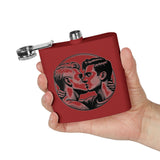 Close Enough to Breathe Elegant Stainless Steel Flask