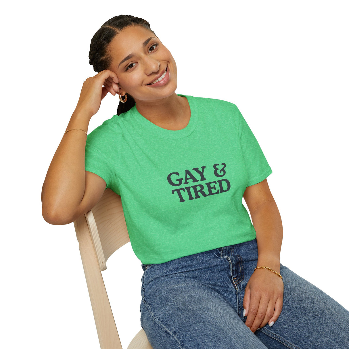 Gay & Tired Softstyle T-Shirt - Casual Comfort Tee for Everyday Wear