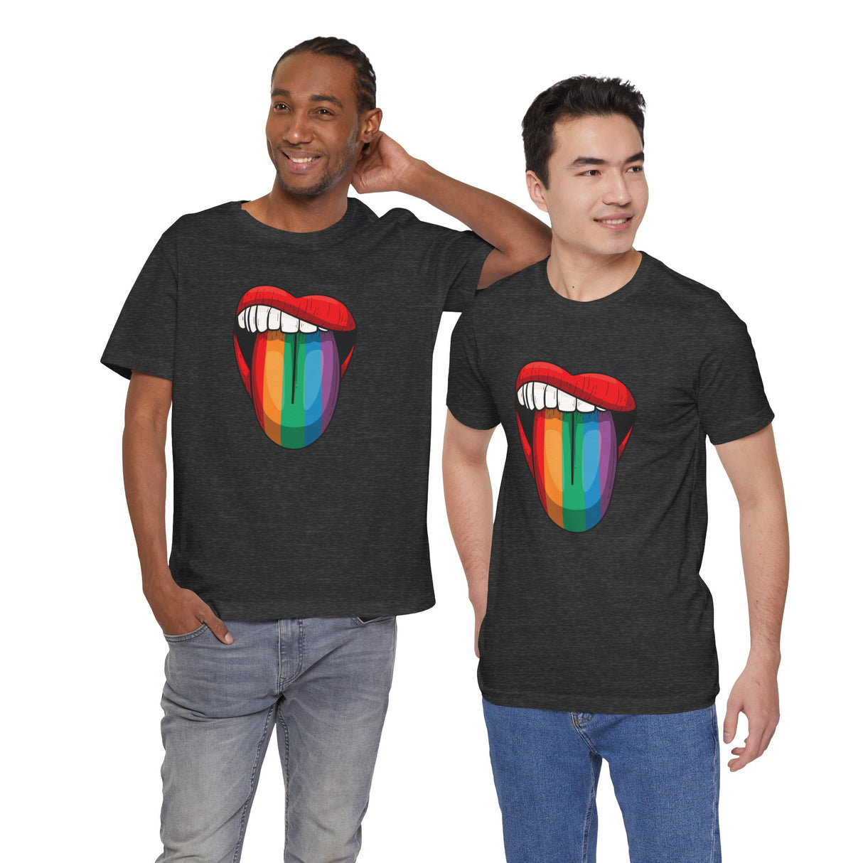 Rainbow Lick Icon Jersey Tee