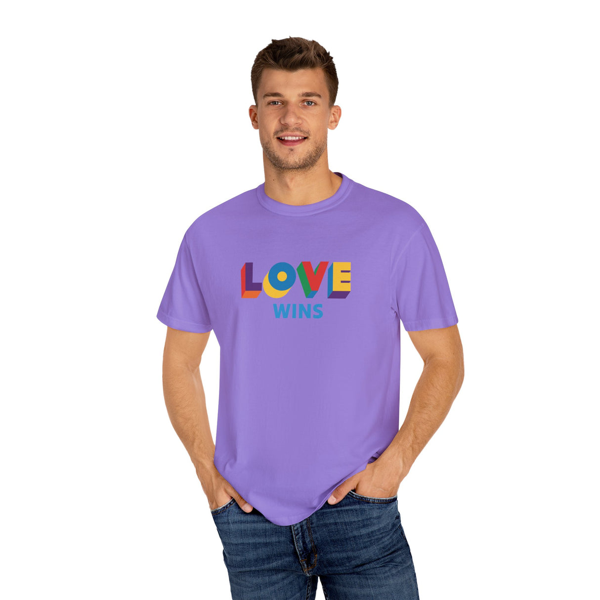 Love Wins Heavyweight Tee – Lived-In Feel, Loud Heart