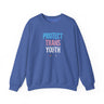 Protect Trans Youth 2025 Crewneck – Warm Layers, Urgent Truth